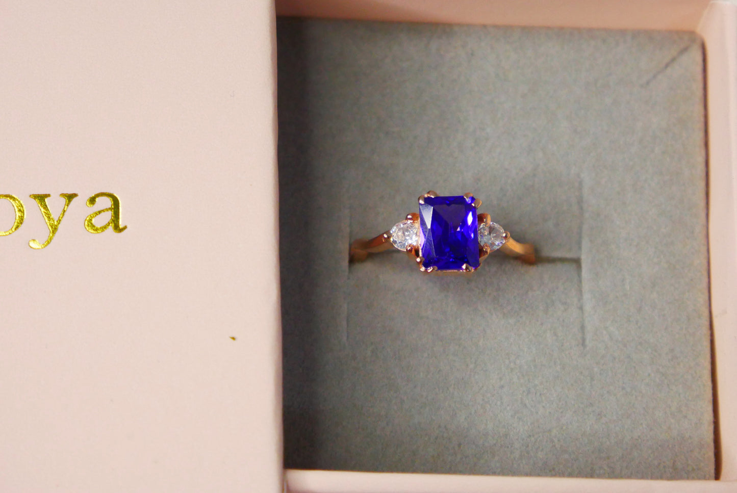 Royal plum ring