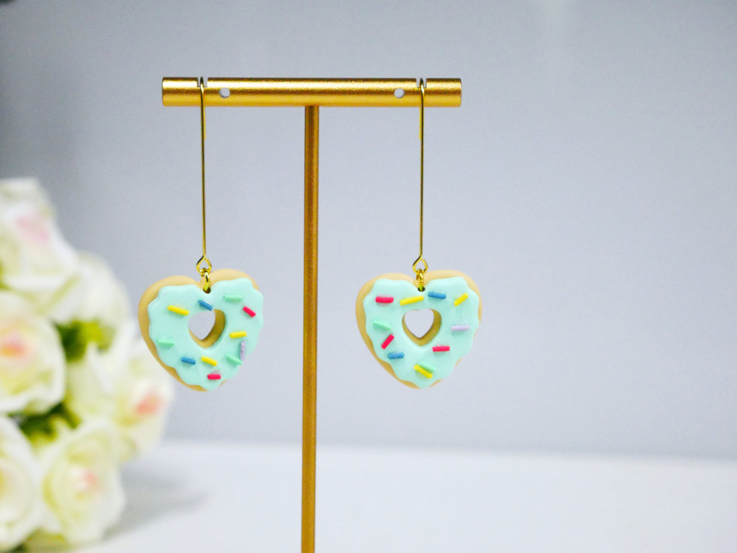Donut Drop Earrings