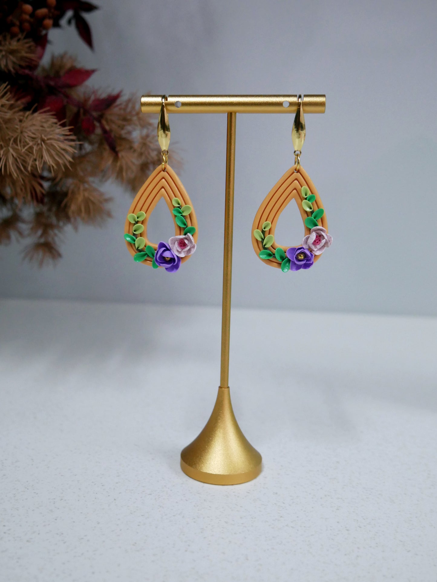 Vine Drop earring