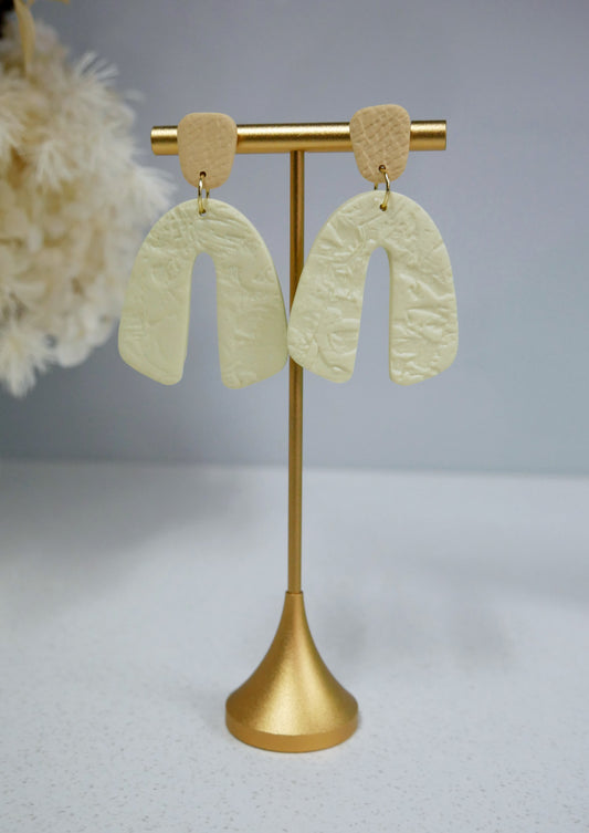 Textured Arch earring