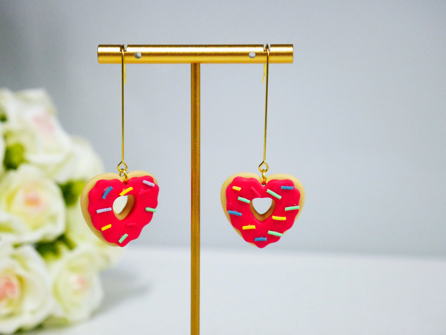 Donut Drop Earrings