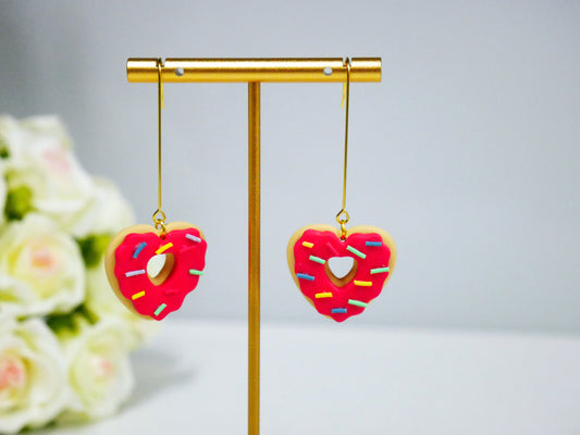 Donut Drop Earrings
