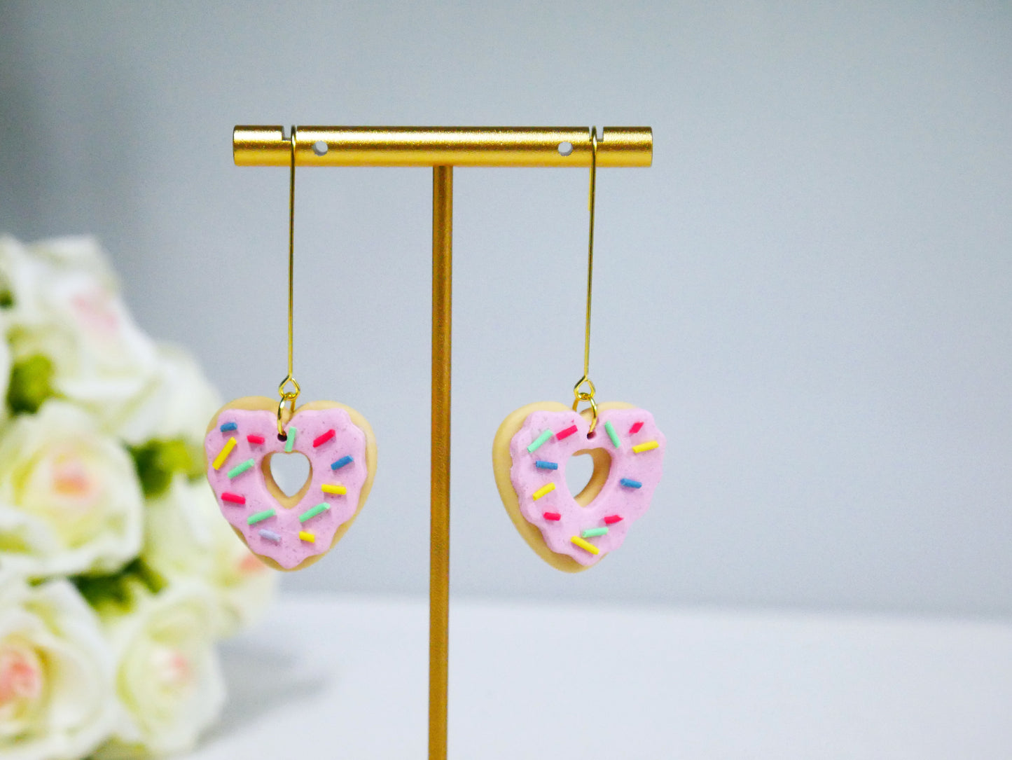 Donut Drop Earrings